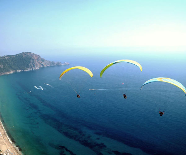 Tandem Paragliding From Belek